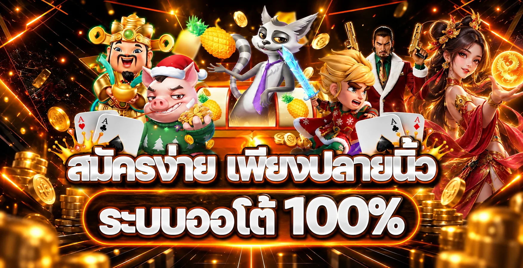 แบนเนอร์ Slotsballba รวมสล็อตและเกมออนไลน์